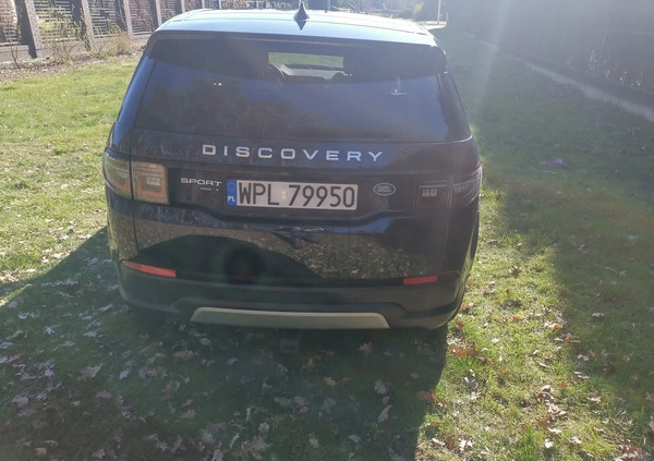 Land Rover Discovery Sport cena 149000 przebieg: 32979, rok produkcji 2020 z Płock małe 211